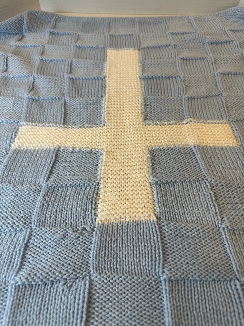 Homemade hand knit